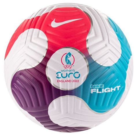 nike fußball flight uefa frauen em 2022 - weiß/pink/blau|Equipment .